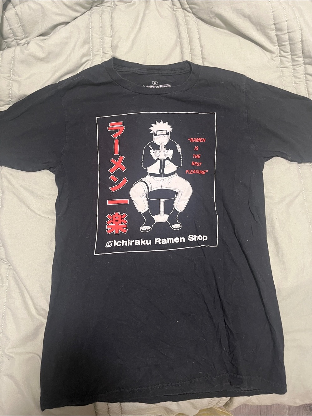 Ichiraku Ramen Shop Naruto Graphic Tee - Black